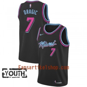 Miami Heat Trikot Goran Dragic 7 2018-19 Nike City Edition Schwarz Swingman - Kinder